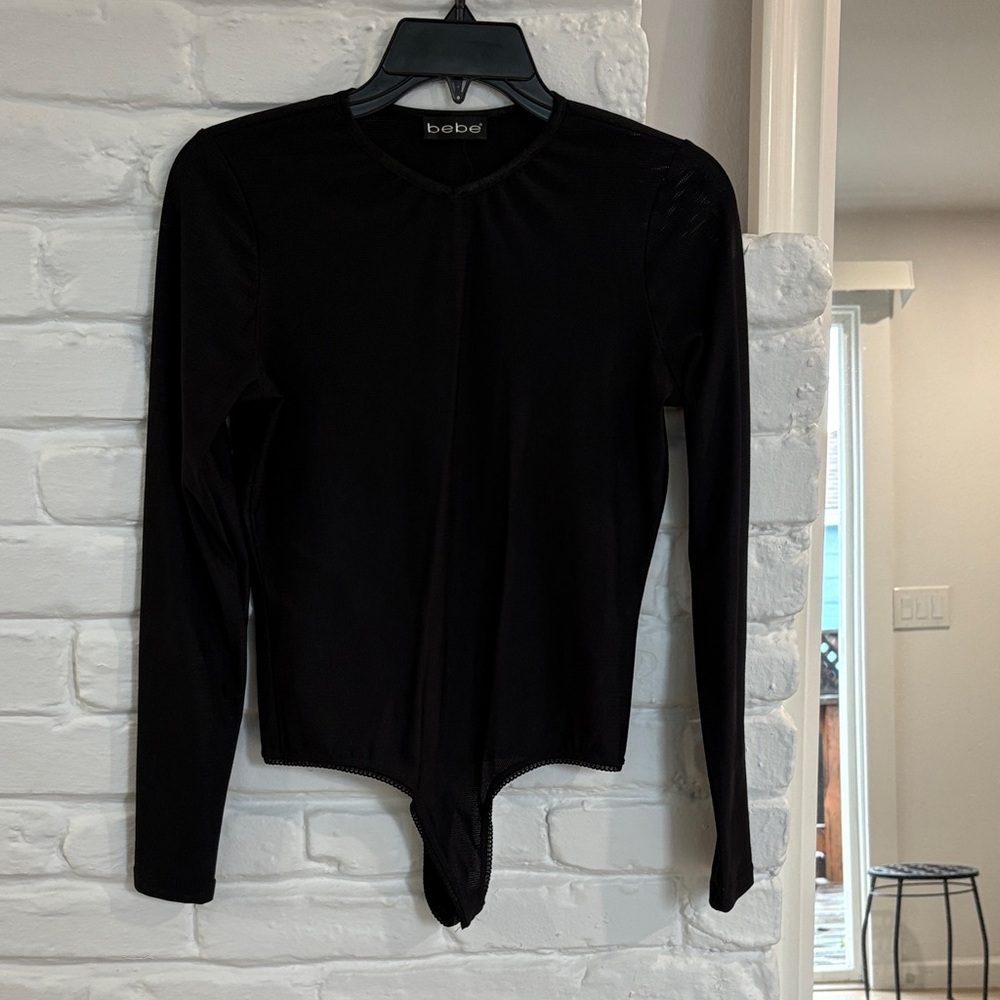 BEBE M LONG SLEEVE BODYSUIT